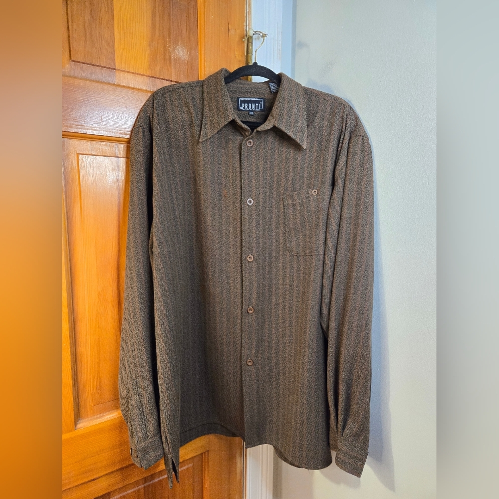 Pronti Collection by Phita Heavyweight Striped Shirt